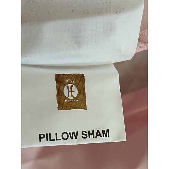 Pink Camo Pillow Sham Cover Wood Buttons HiEnd Accent 20x28x3 Standard - Picture 6 of 8